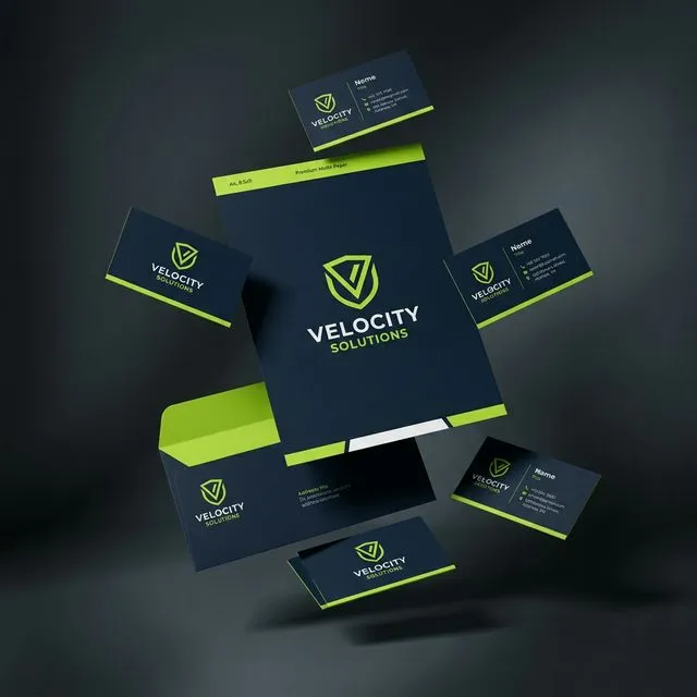 Mockup de identidade visual